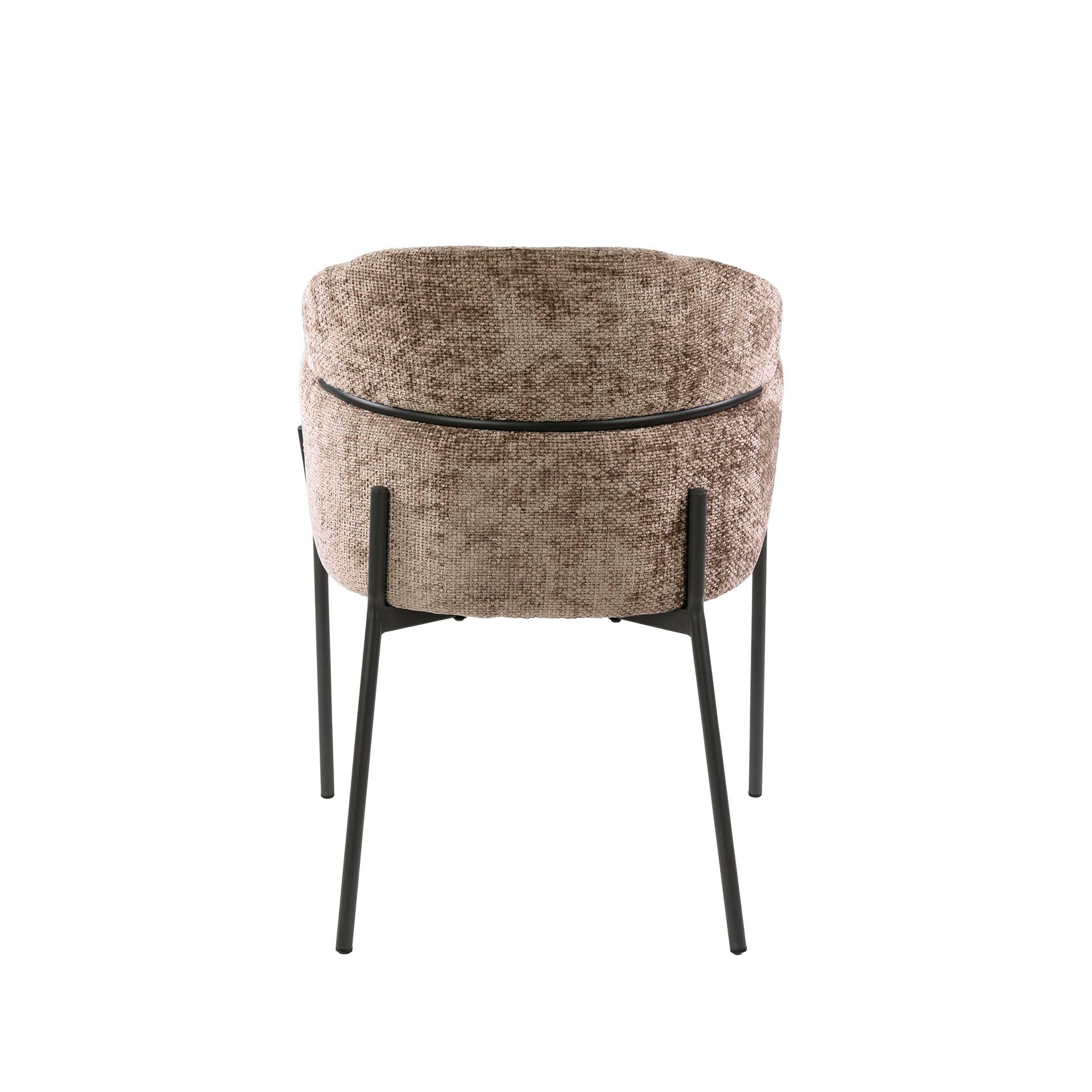 Armstoel Curva | Hoven champagne | Set van 2