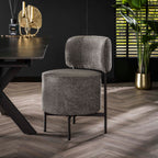 Stoel Cocktail | Draaibaar | Bouclé grijs