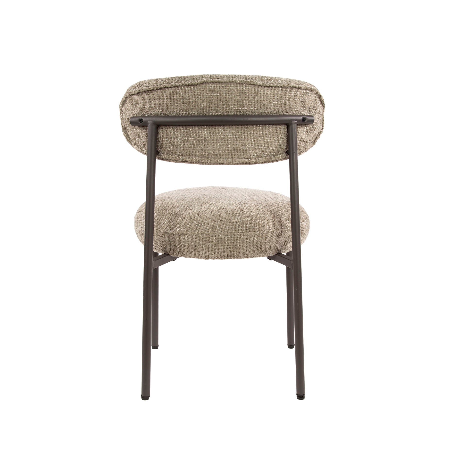 Eetkamerstoel Round | Pocketvering | Cargo zand