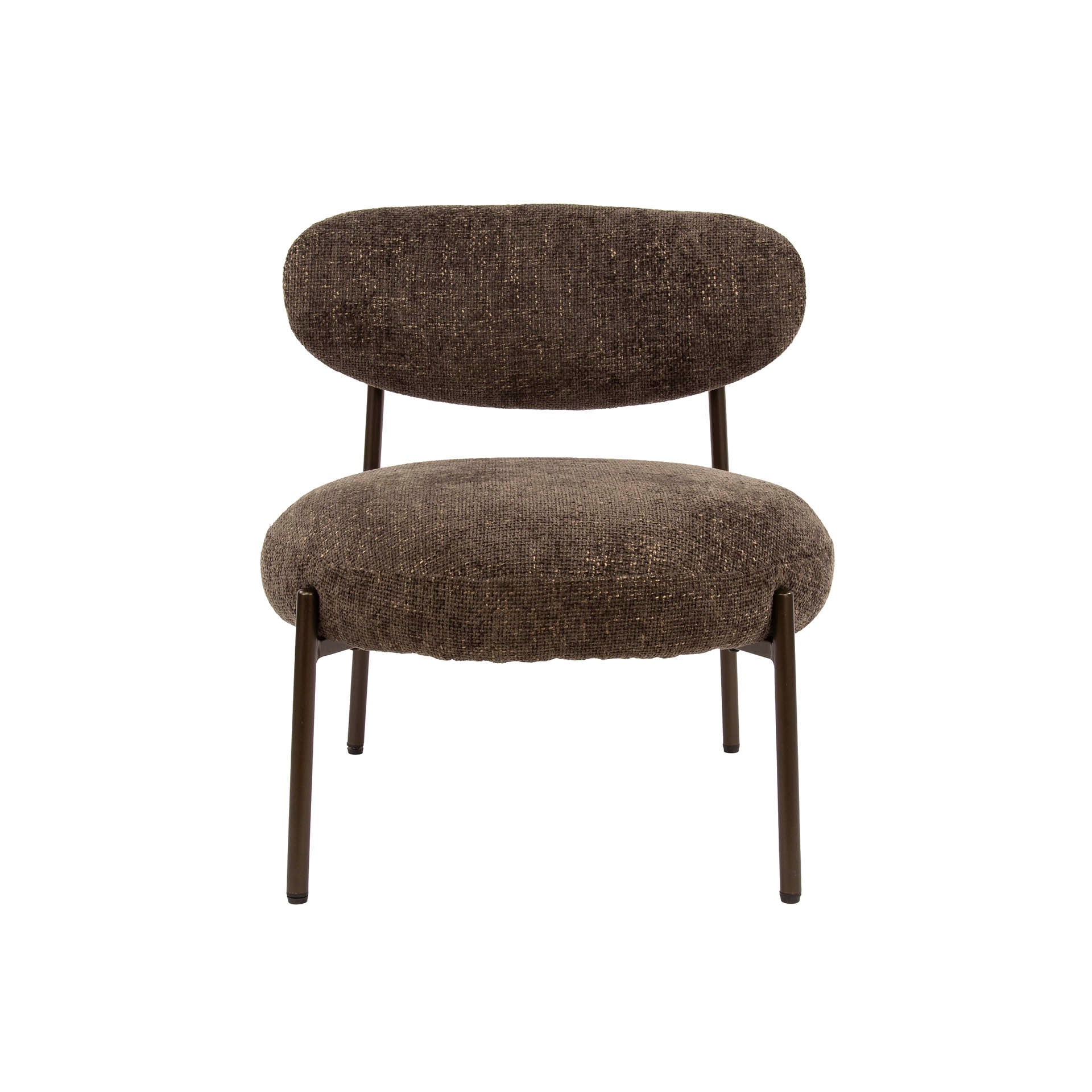 Fauteuil Round | Cargo bruin | Renegade stof