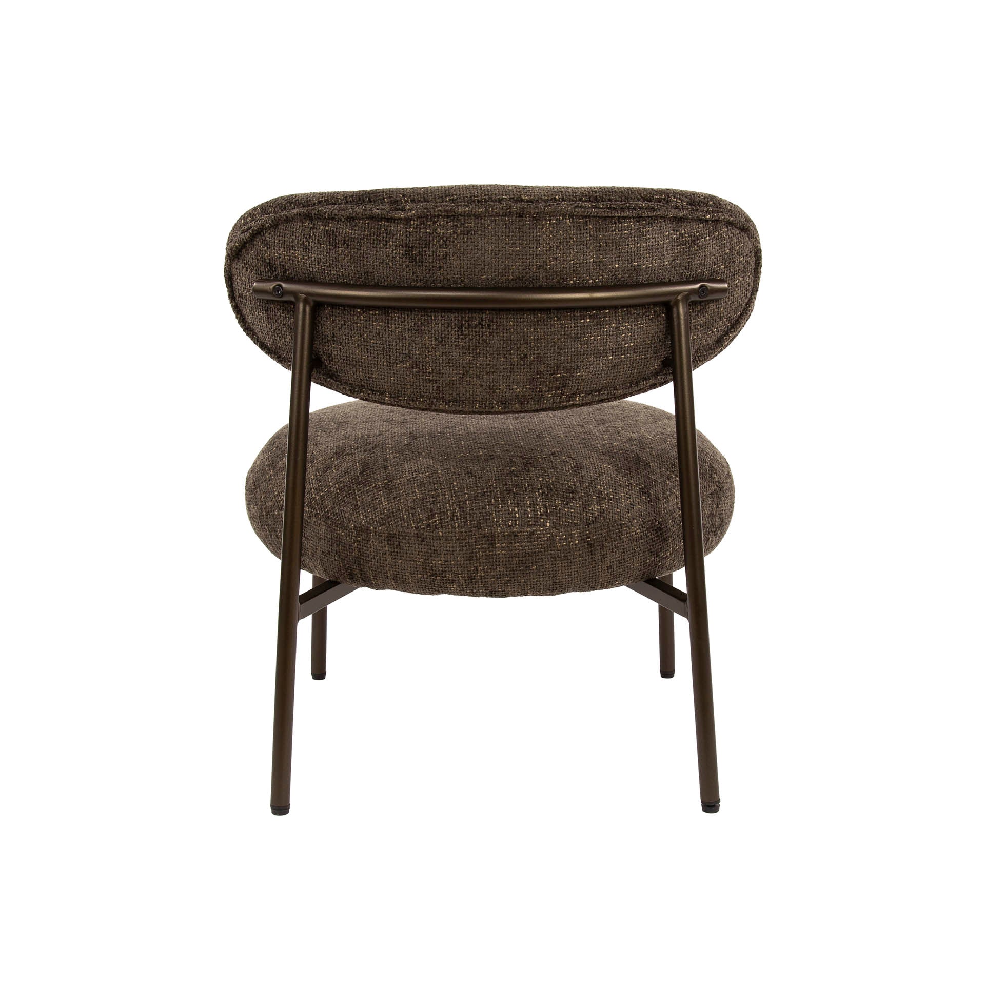 Fauteuil Round | Cargo bruin | Renegade stof