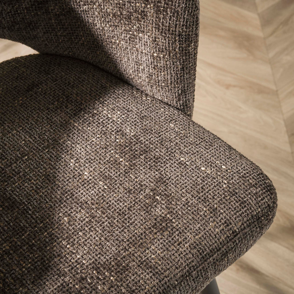 Fauteuil Round | Cargo bruin | Renegade stof