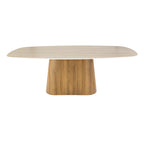 Eettafel Romano Centro | Ovaal 215cm | Travertin