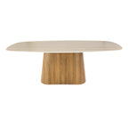 Eettafel Romano Centro | Ovaal 215cm | Travertin