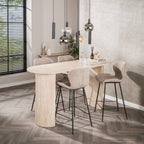 Bartafel Romano Arch | Keramiek Travertin | 180 cm
