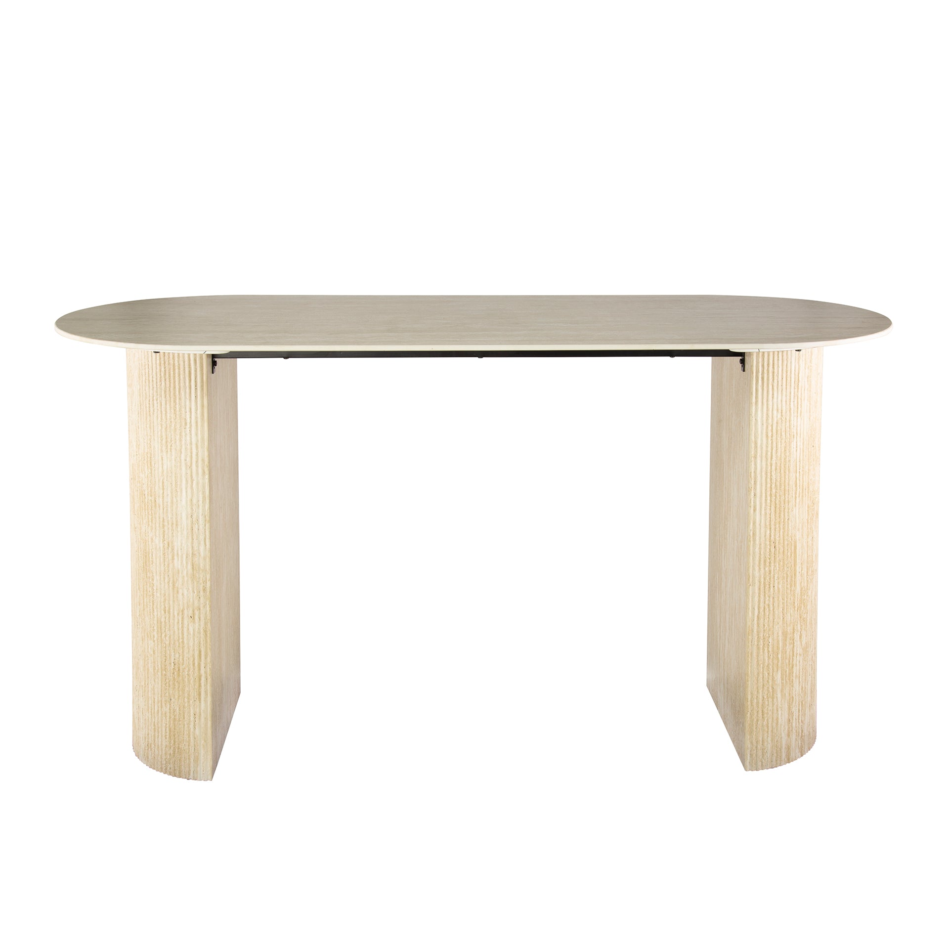 Bartafel Romano Arch | Keramiek Travertin | 180 cm