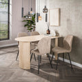 Eettafel Romano Arch | 1-side | Keramiek travertin