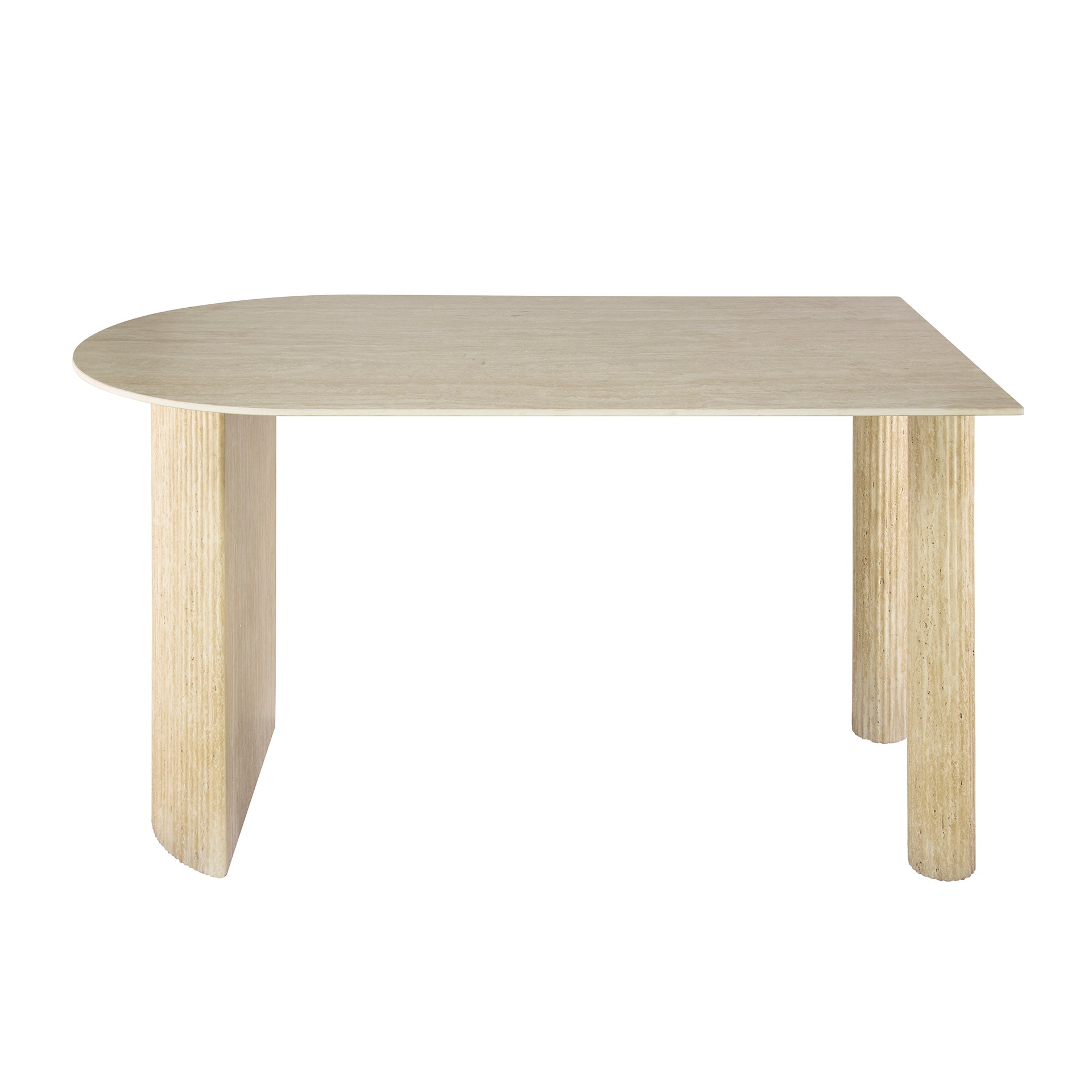Eettafel Romano Arch | 1-side | Keramiek travertin