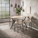 Bartafel Romano | Deens Ovaal | 140 cm | Travertin