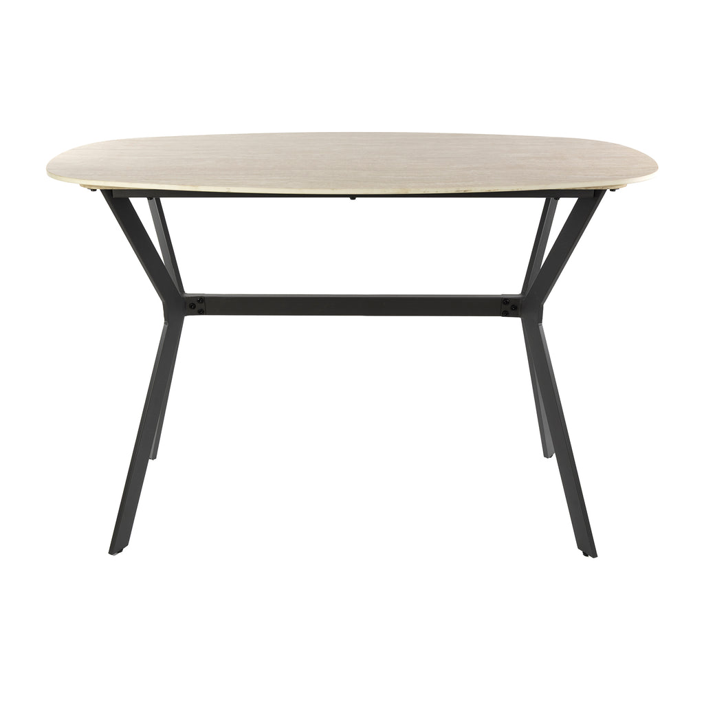 Bartafel Romano | Deens Ovaal | 140 cm | Travertin