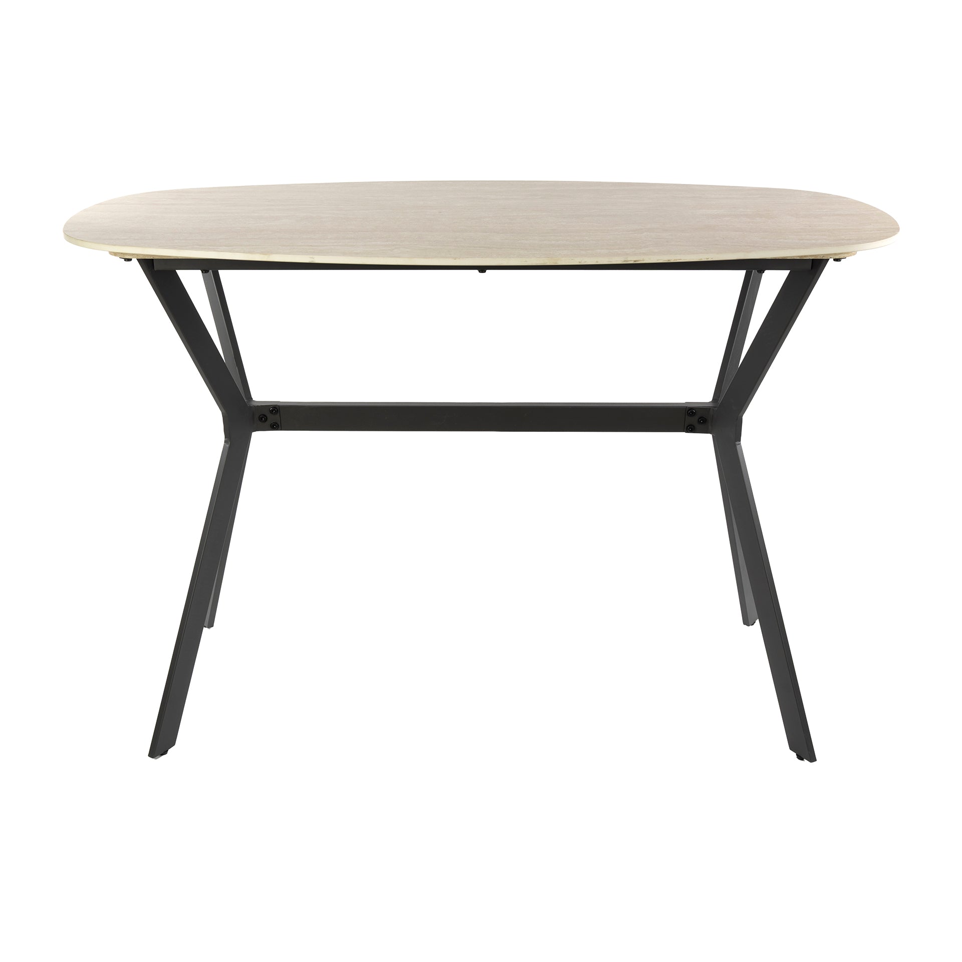 Bartafel Romano | Deens Ovaal | 140 cm | Travertin
