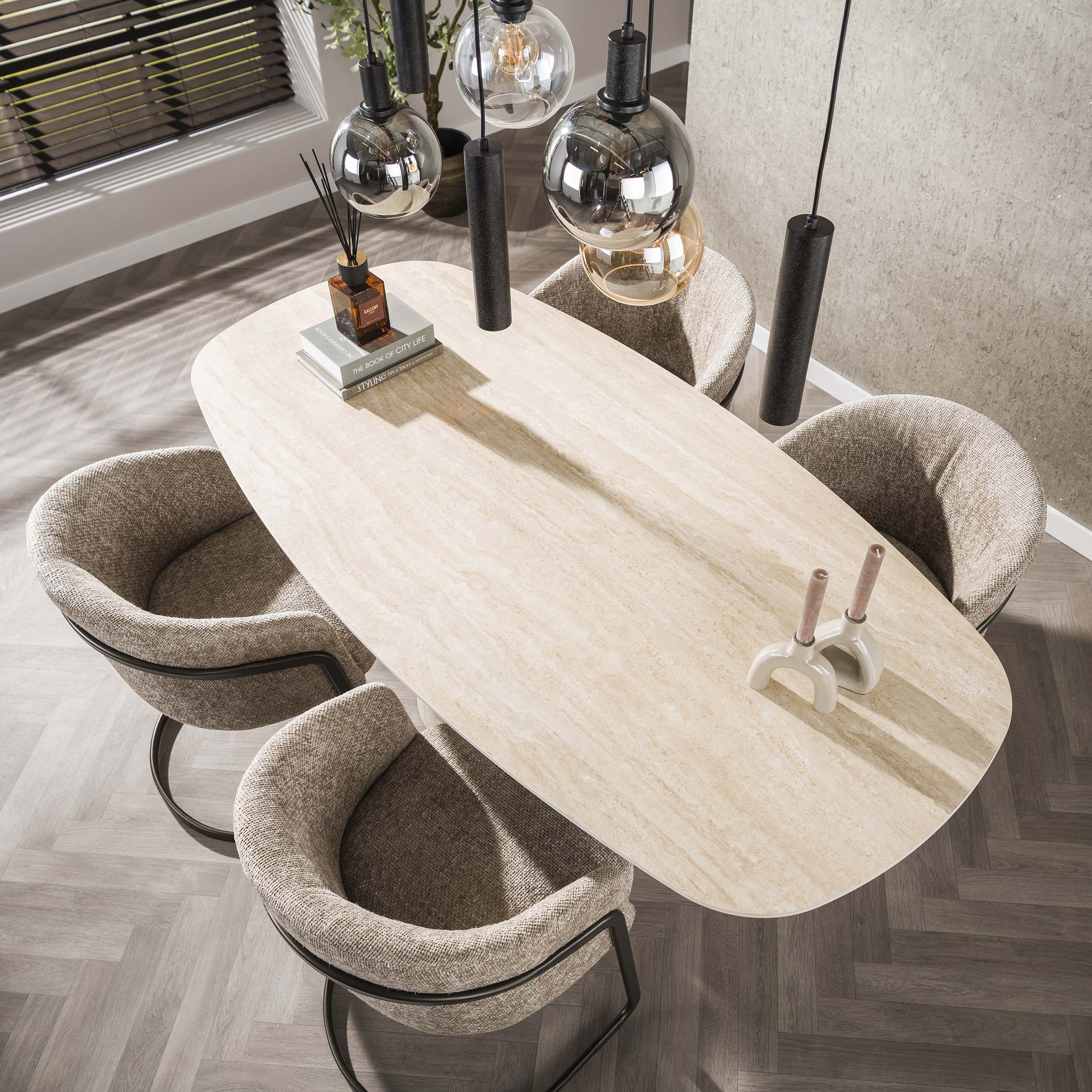 Armstoel Sway | Set van 2 | Hoven zand