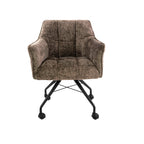 Armstoel Raster | Wieltjes | Hoven taupe