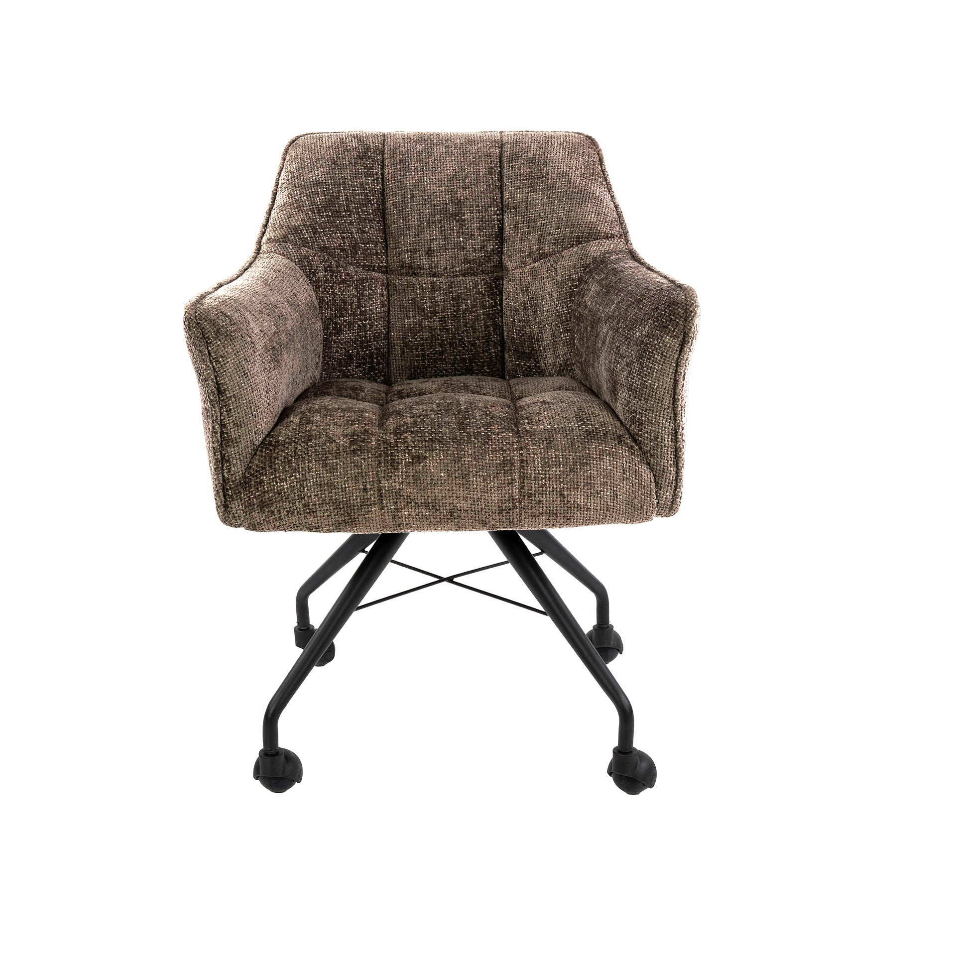 Armstoel Raster | Wieltjes | Hoven taupe