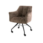 Armstoel Raster | Wieltjes | Hoven taupe