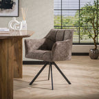 Armstoel Raster | Draaibaar | Hoven Taupe