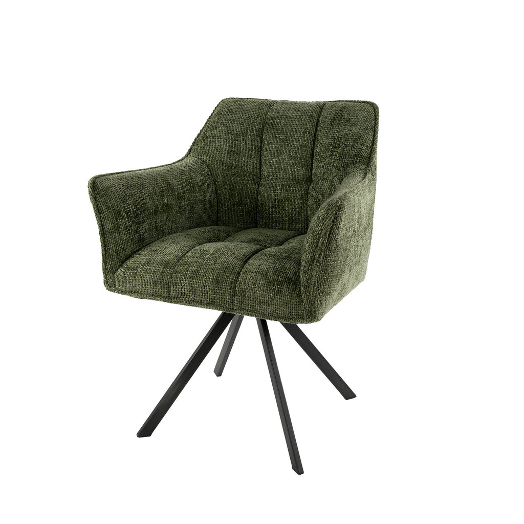 Armstoel Raster | Draaibaar | Hoven Groen (per 2)