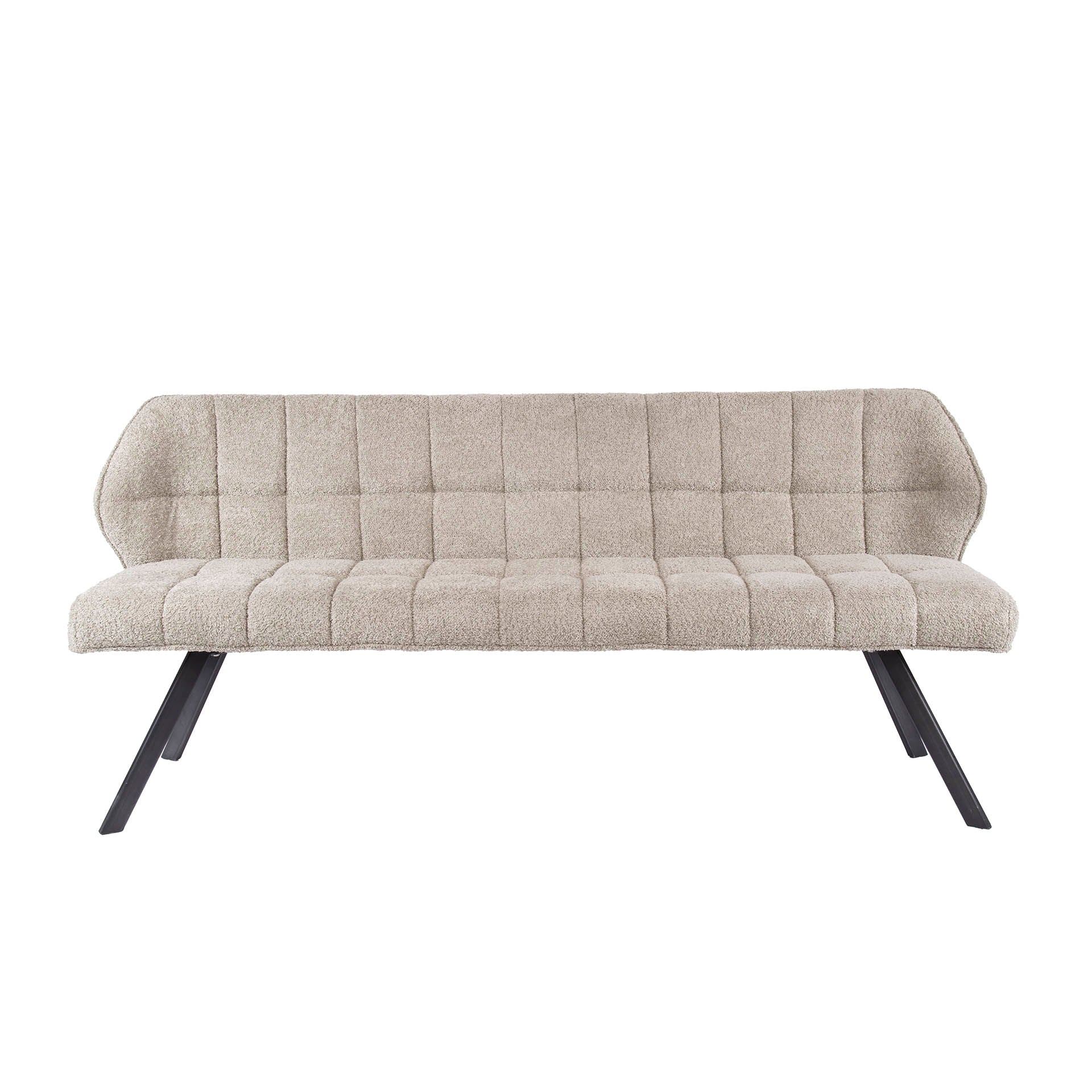 Eetkamerbank Raster | Bouclé | Zand