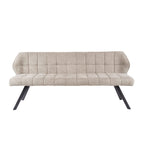 Eetkamerbank Raster | Bouclé | Zand