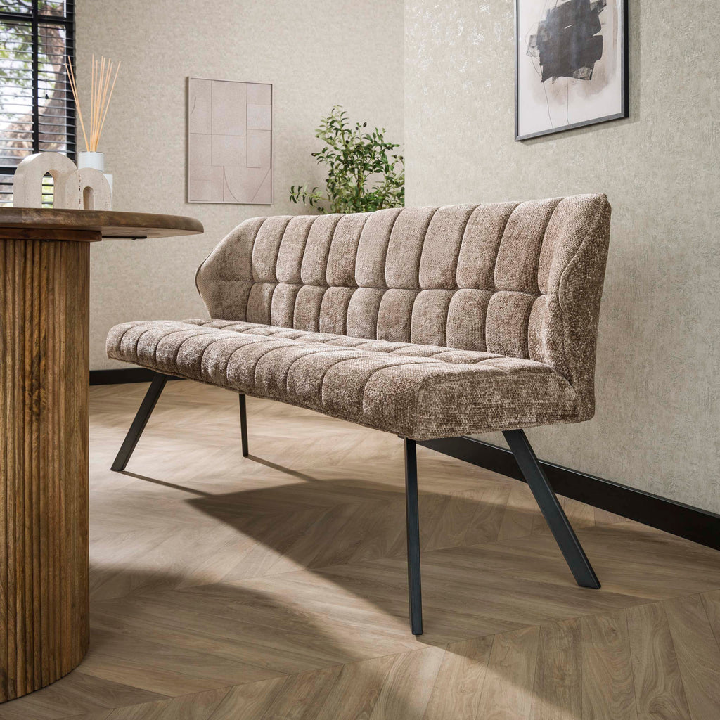 Eetkamerbank Raster | Hoven | Champagne