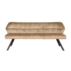 Eetkamerbank Raster | Velours | Champagne