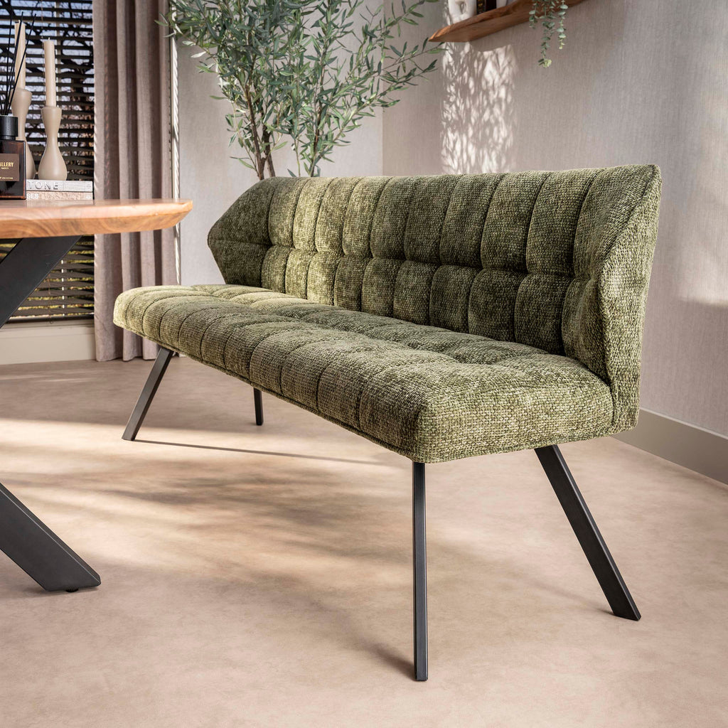 Eetkamerbank Raster | Hoven Groen