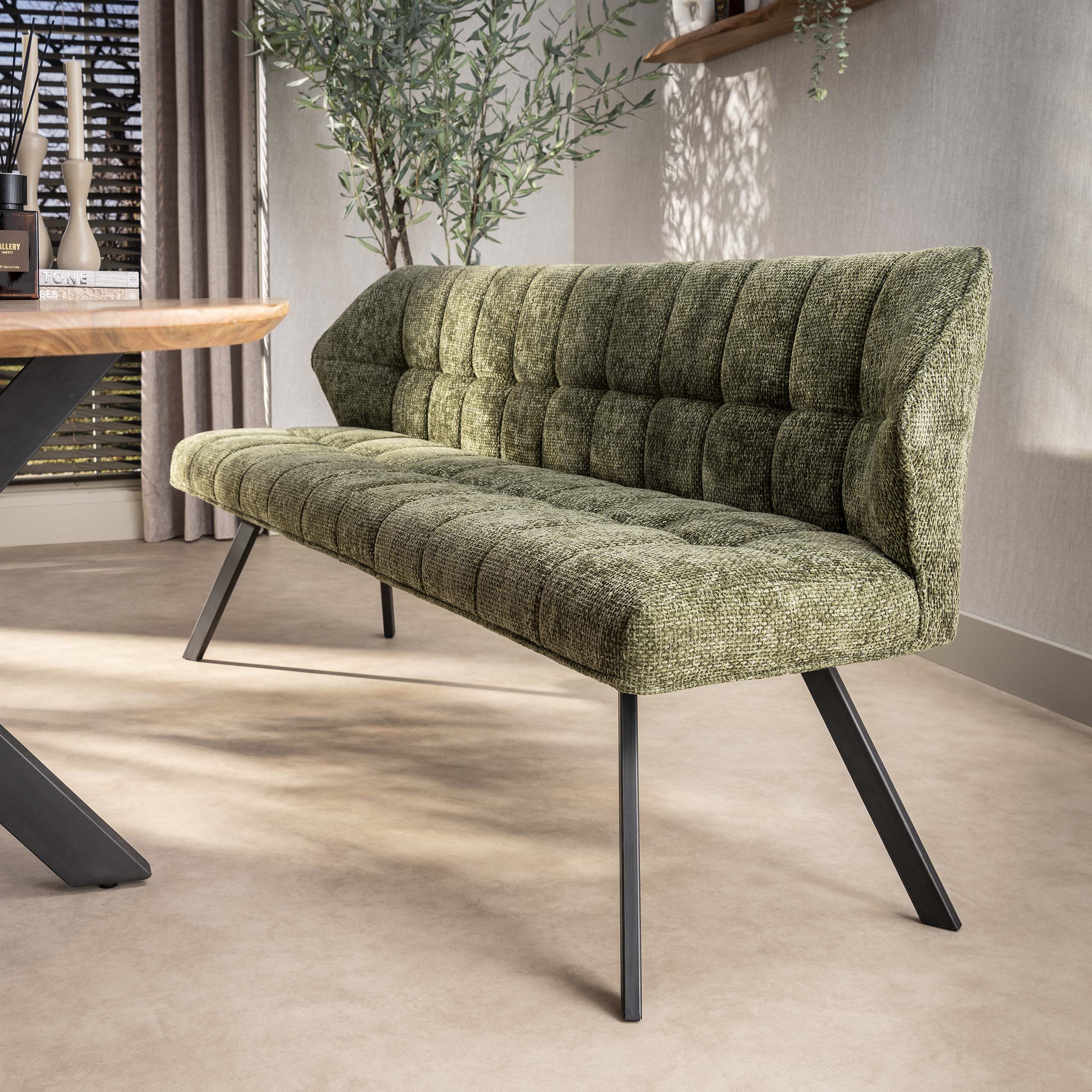 Eetkamerbank Raster | Hoven Groen