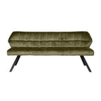 Eetkamerbank Raster | Velours | Groen
