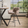 Barstoel Raster | Draaibaar | Hoven champagne