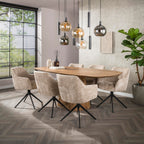 Armstoel Pull | Draaibaar 360° | Alura zand