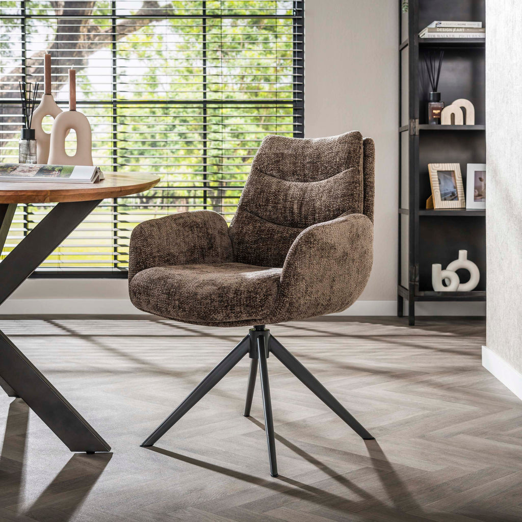 Armstoel Lounge | Draaibaar | Hoven Taupe
