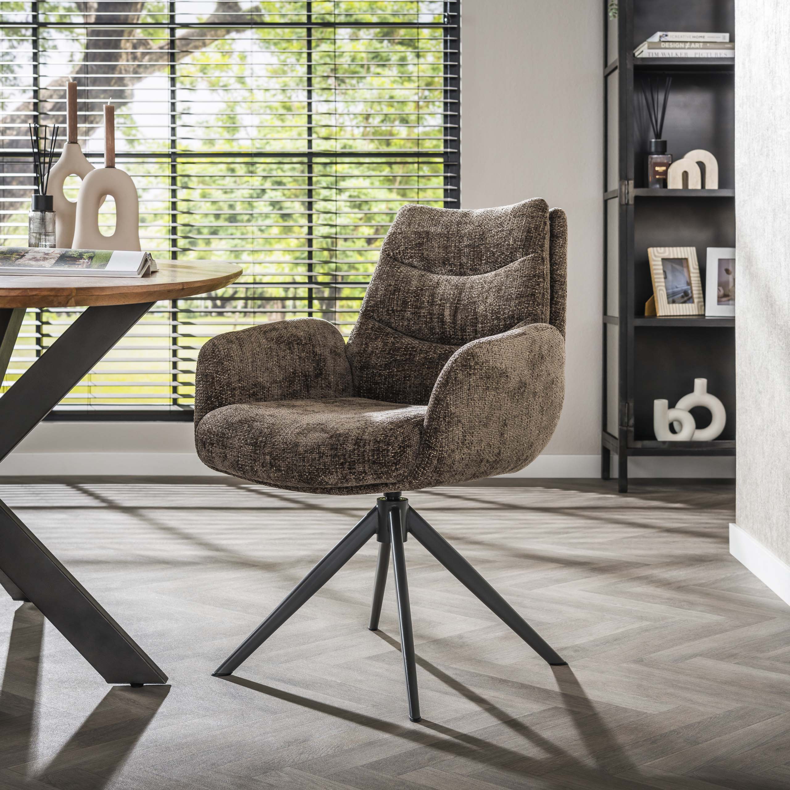 Armstoel Lounge | Draaibaar | Hoven Taupe