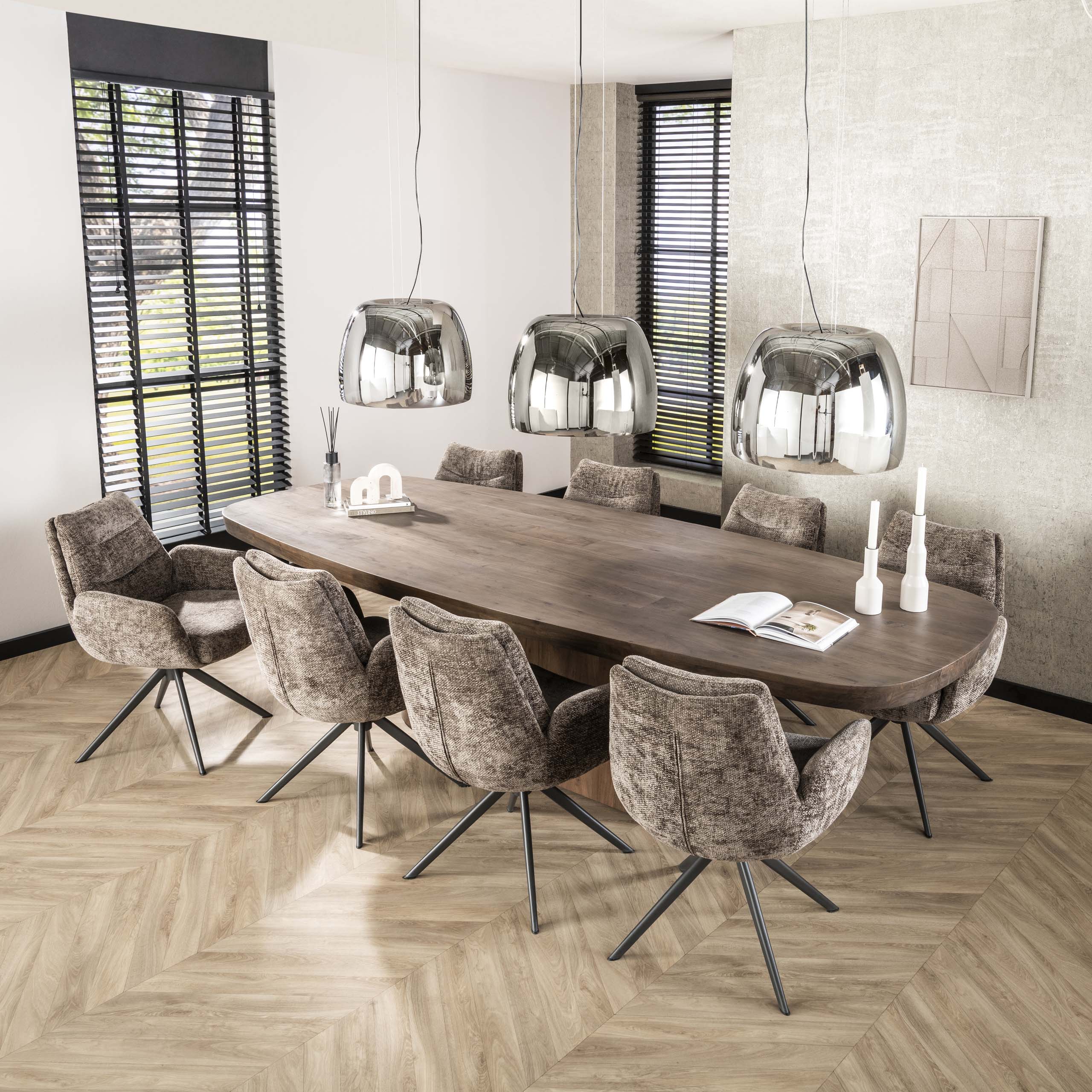 Armstoel Lounge | Draaibaar | Hoven Taupe