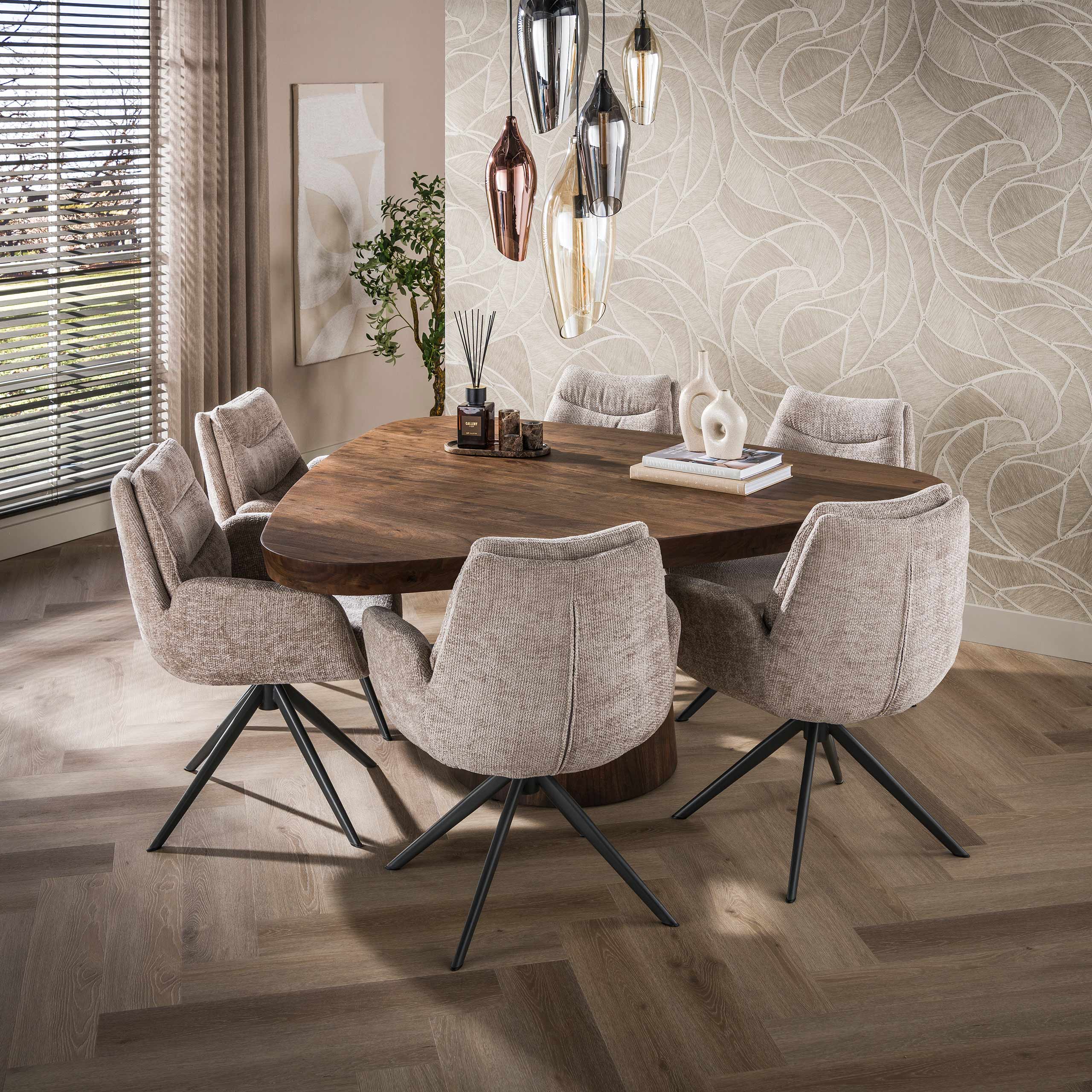 Armstoel Lounge | Draaibaar | Hoven zand