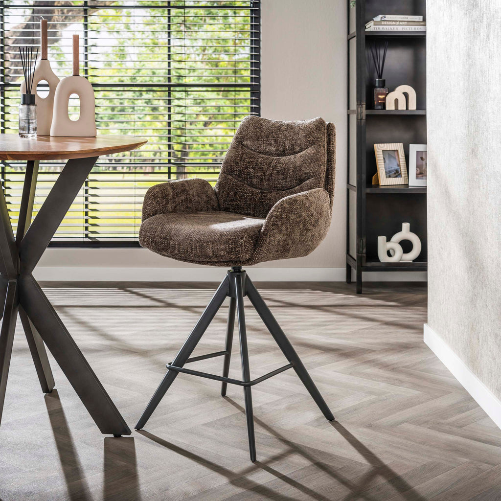 Barstoel Lounge | Draaibaar | Hoven taupe
