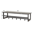 Kapstok Tenaro | Roede & Hoedenplank | 6 haken