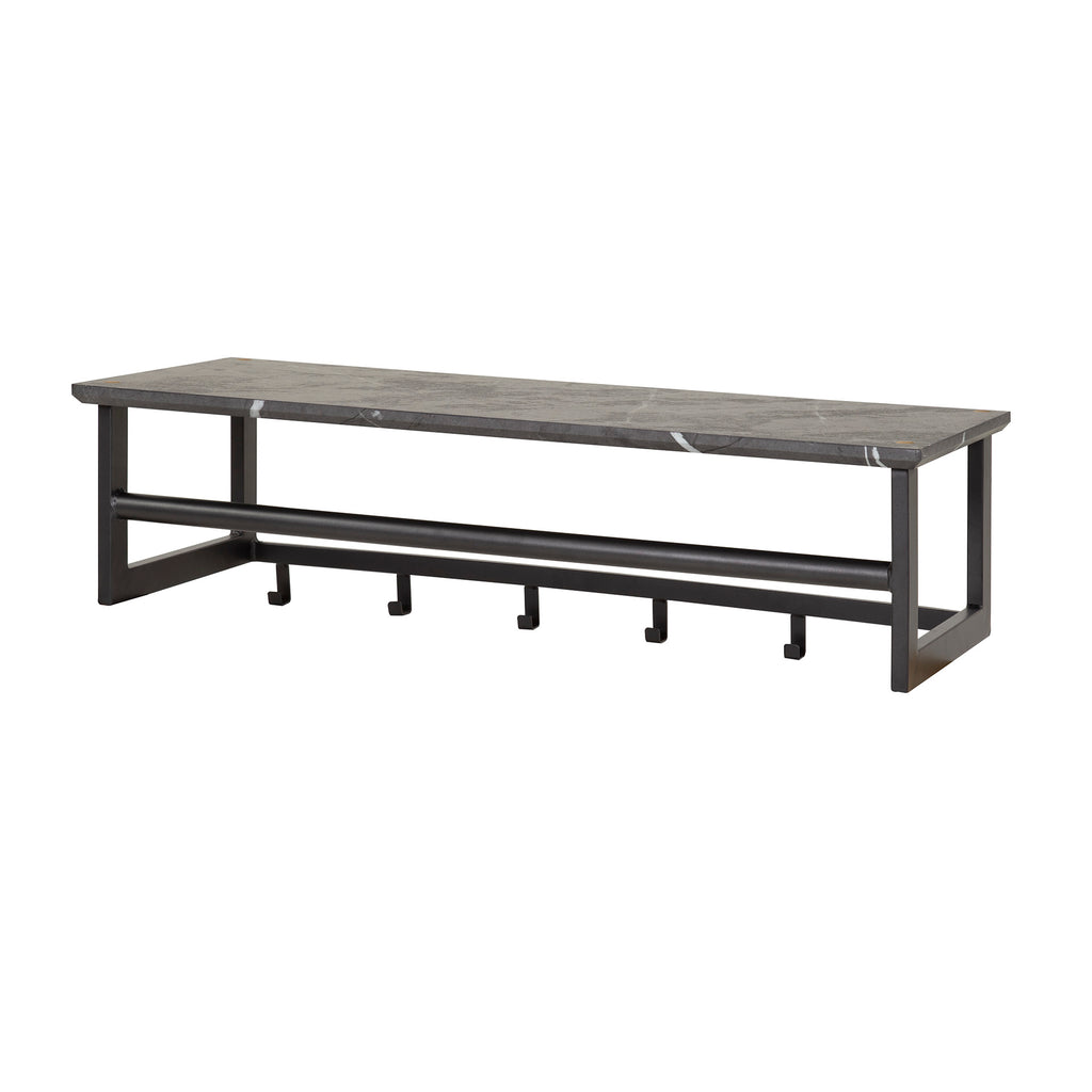 Kapstok Tenaro | Roede & Hoedenplank | 6 haken