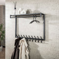 Kapstok Tenaro Hoog | 20 Haken | Melamine Graphite