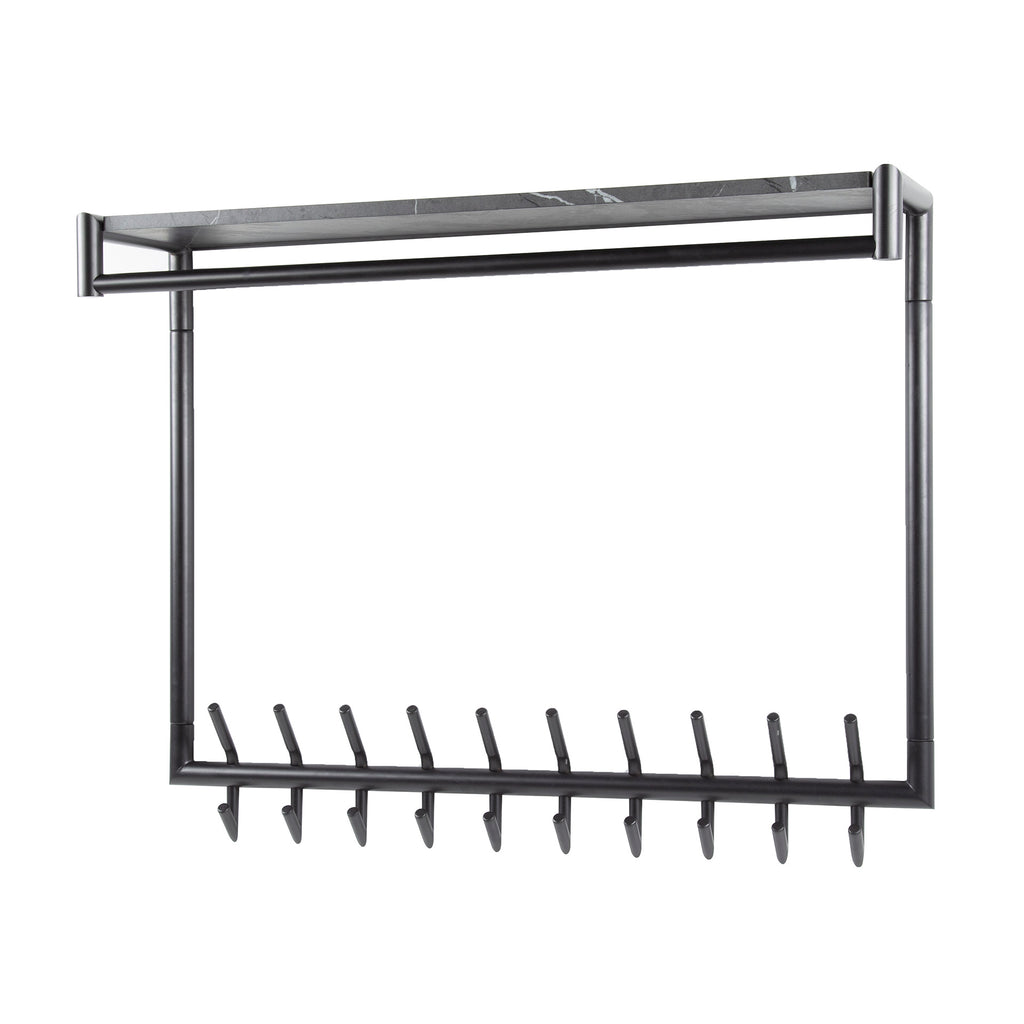 Kapstok Tenaro Hoog | 20 Haken | Melamine Graphite
