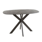 Bartafel Onyx Cross | Deens ovaal | 140cm Graphite