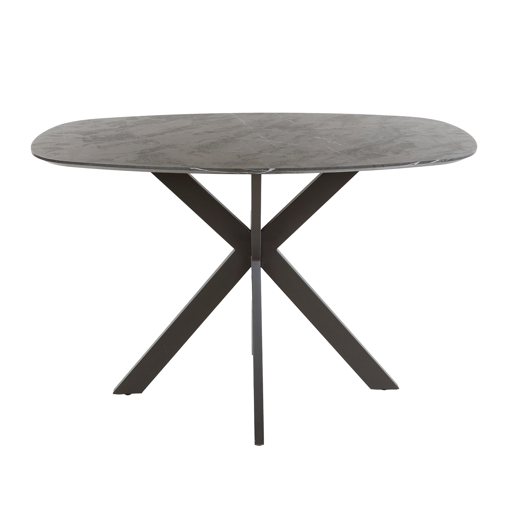 Bartafel Onyx Cross | Deens ovaal | 140cm Graphite