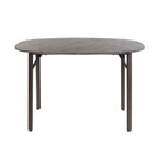 Bartafel Onyx | Deens ovaal | 140cm | Graphite