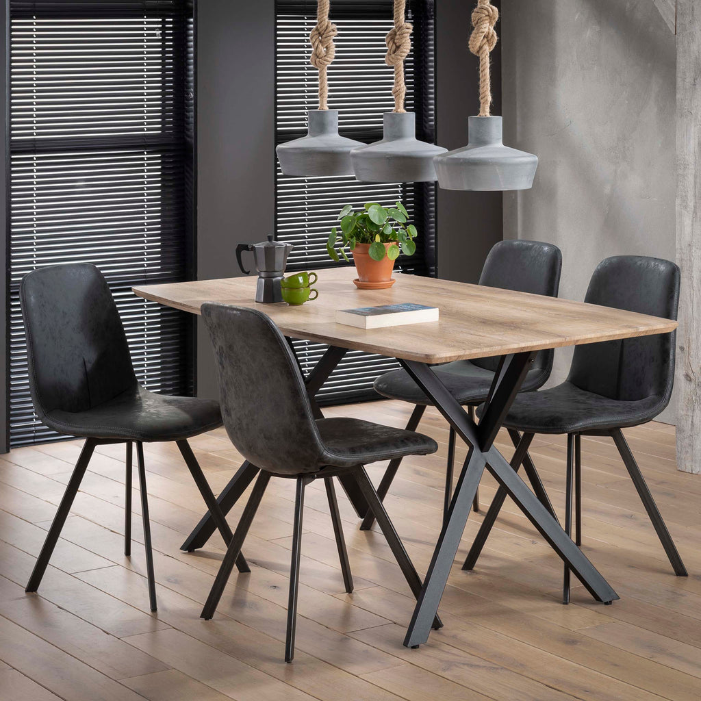 Eettafel Ovaal | 160 cm | 3D Eiken Antiquewash