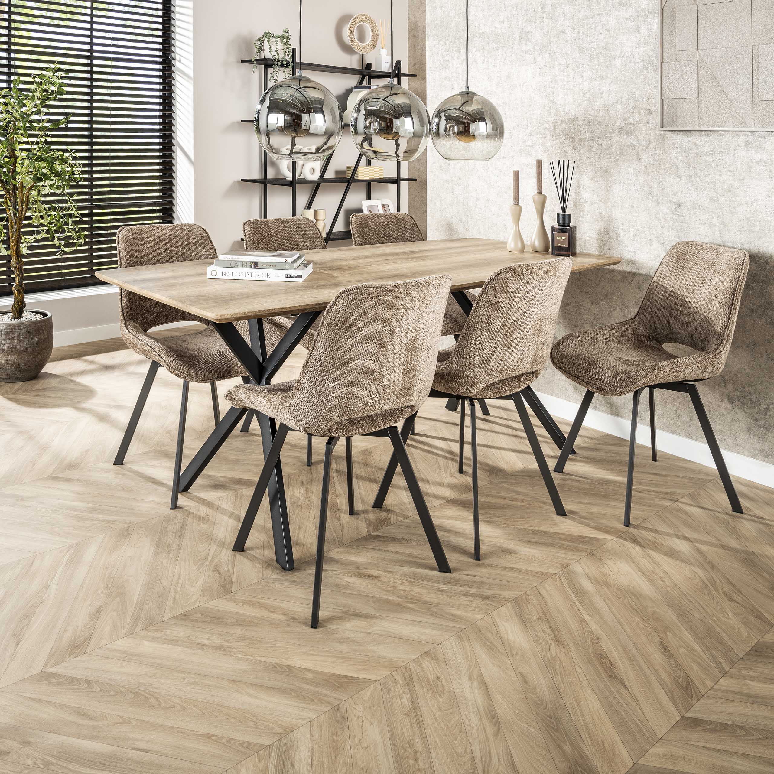 Eettafel Ovaal 190cm | 3D Eiken Antiquewash