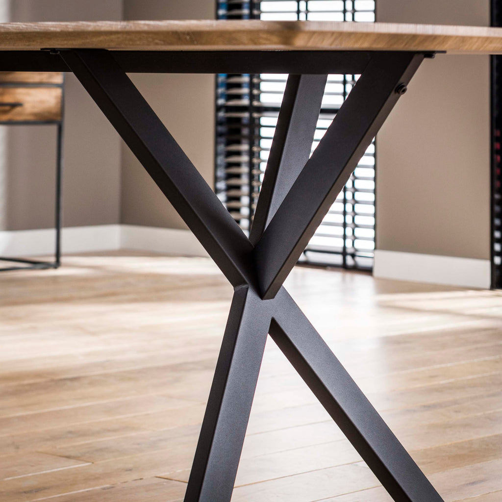 Eettafel Ovaal 190cm | 3D Eiken Antiquewash