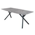 Eettafel Ovaal | 190x90 cm | 3D Beton Grijs