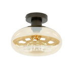 Plafondlamp Soll | 1-Lichts | Amber glas