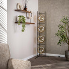 Vloerlamp Soll | 4-Lichts | Amber glas