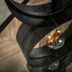 Vloerlamp Ring Mesh | 3-Lichts | Charcoal
