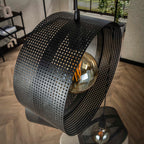 Hanglamp Ring Mesh Getrapt | 3-Lichts | Charcoal